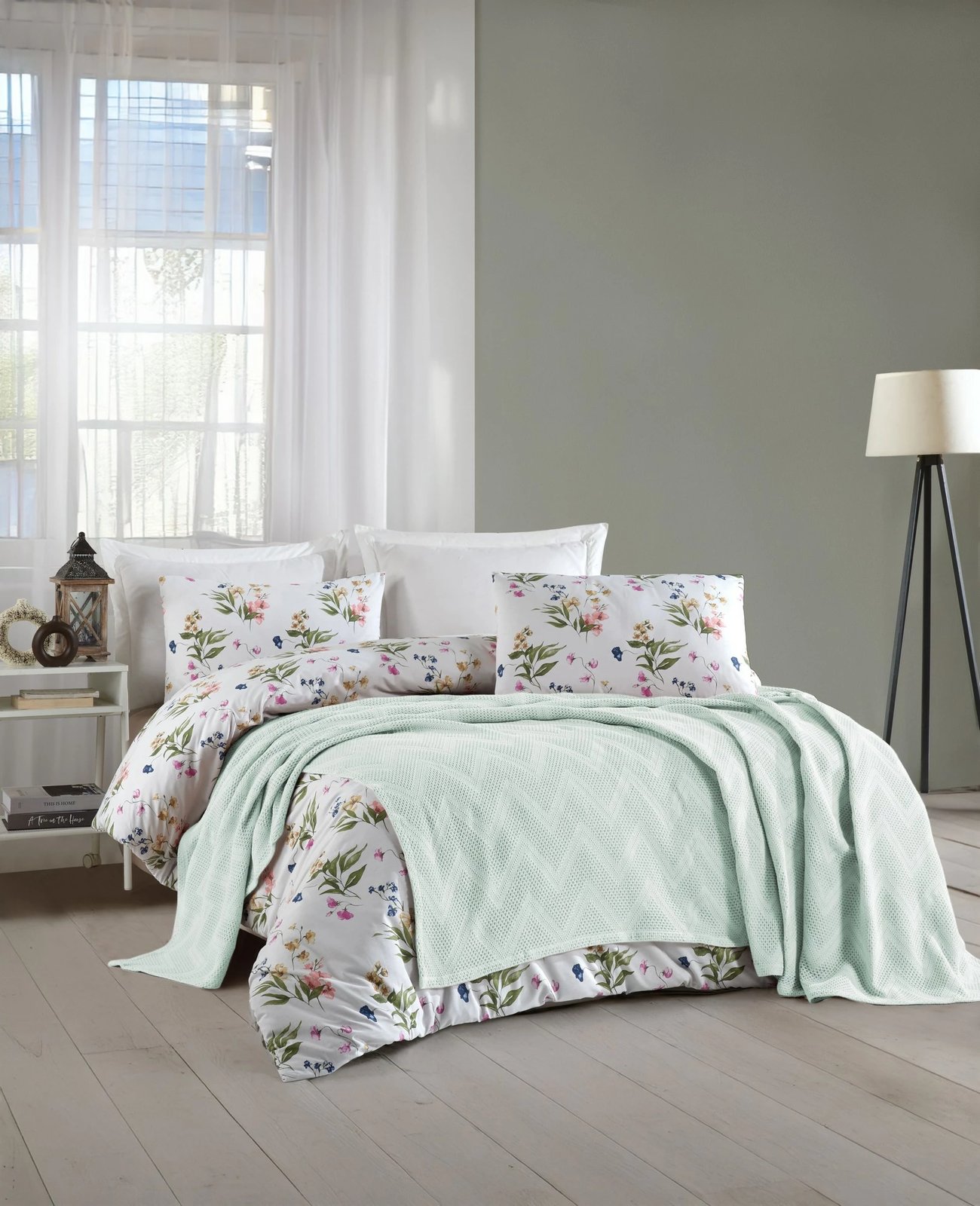 Set piké dopio, Zigzag, ngjyrë mente