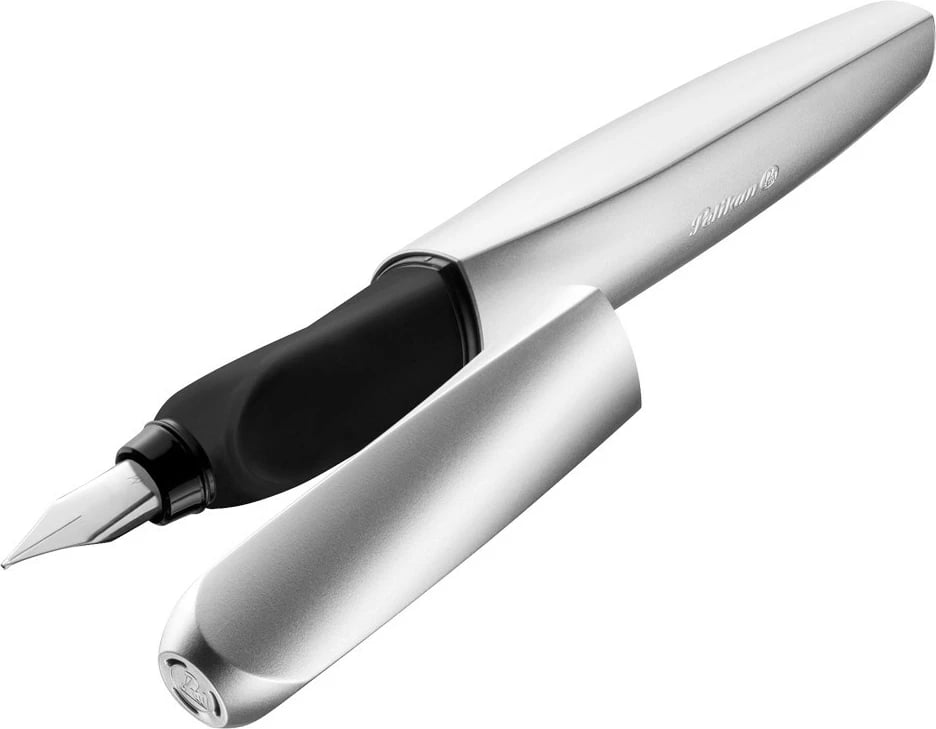 Stilolaps Pelikan 947101, majë mesatare, sistem mbushjeje, argjend