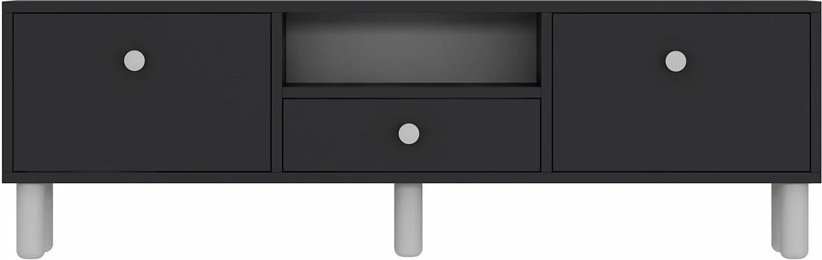 Komodë TV Skye Decor, anthracite, e bardhë, 1310-DROP-1