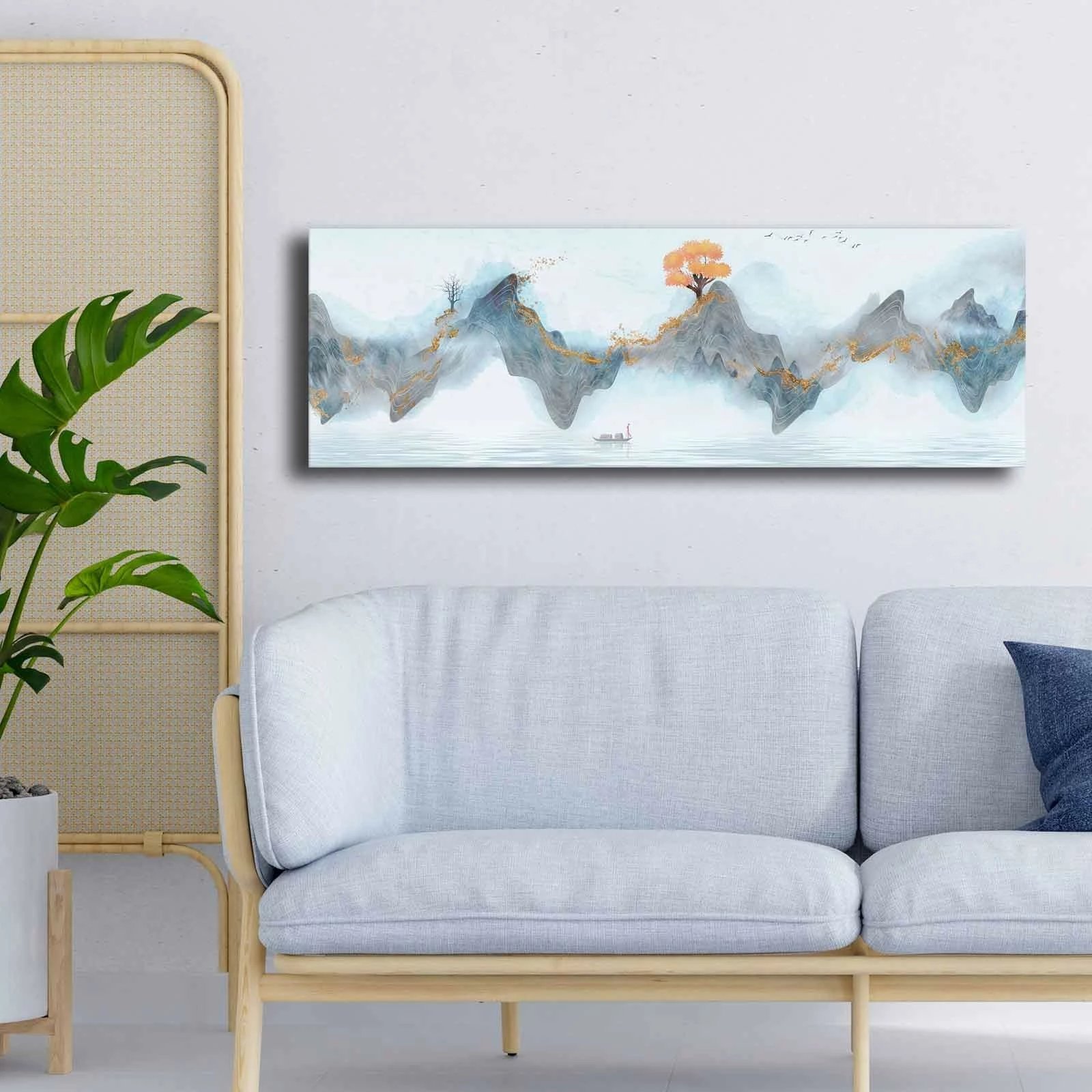 Pikturë dekorative në kanavacë, Wallity, 3090NISC-007, 30x90cm