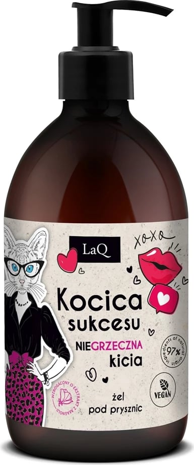 Xhel dushi për femra LaQ Success Cat Magnolia 500ml Xhel dushi për femra LaQ Success Cat Magnolia 500ml