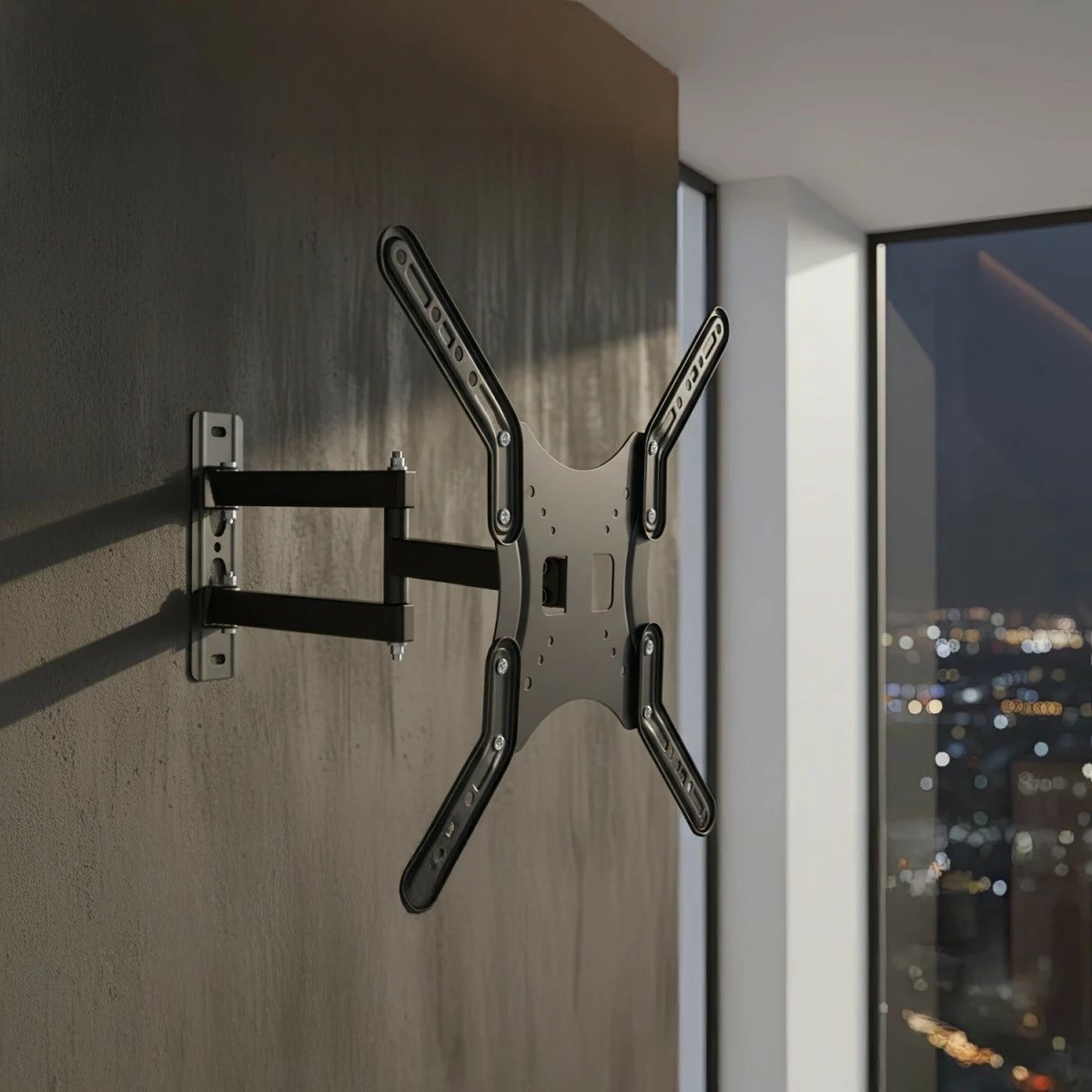 Mbajtës muri për TV/monitor Maclean MC-759 13-60\", deri 30 kg, VESA 400x400, i zi