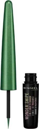 Eyeliner dhe hije për sy unisex Rimmel London Wonder Swipe 2 in 1, jeshile 1.7ml