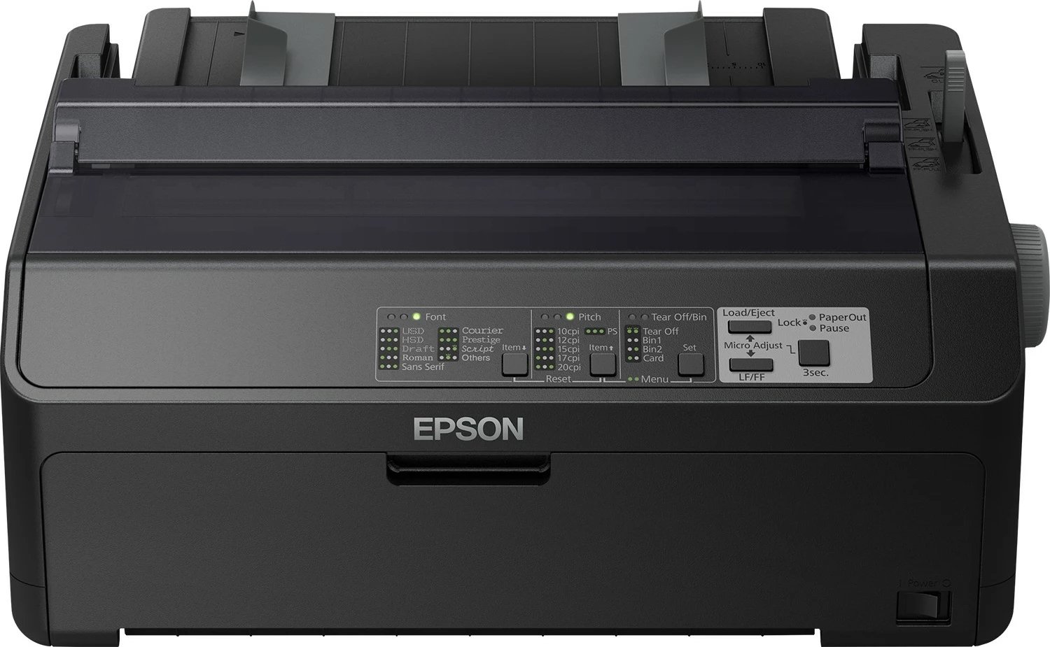 Printer matricor Epson LQ-590IIN, 24 gjilpëra, USB LAN Paralel, i zi