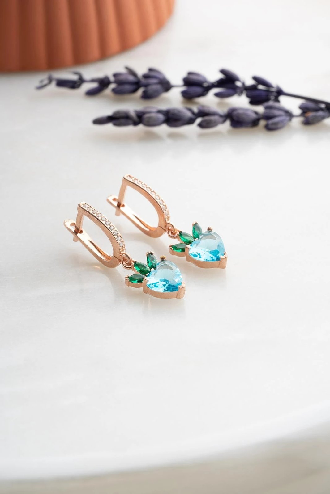 Vathë argjendi Jumeon, ngjyrë rozë ari, jeshile, kaltër, NRZ999262