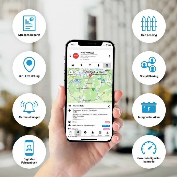 GPS tracker YUKAtrack YTOBD2GPS, Universal, SIM e vetme, Ngjyrë e zezë