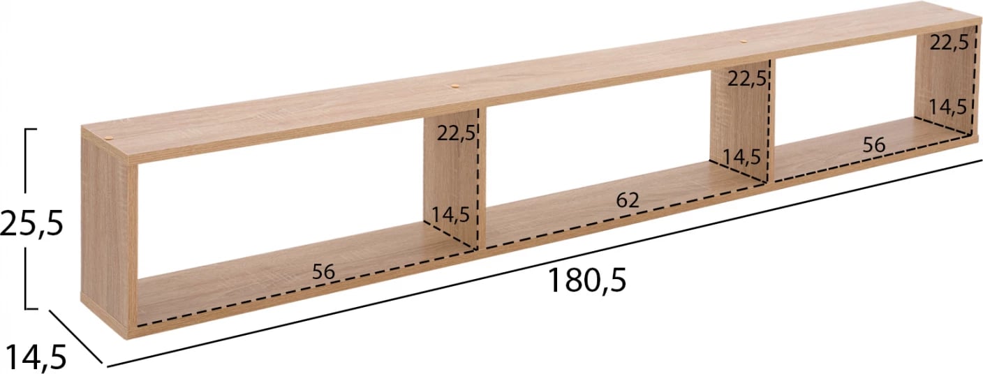Njësi TV Charlize sonama FH2253.02 180,5x32x155,5 cm