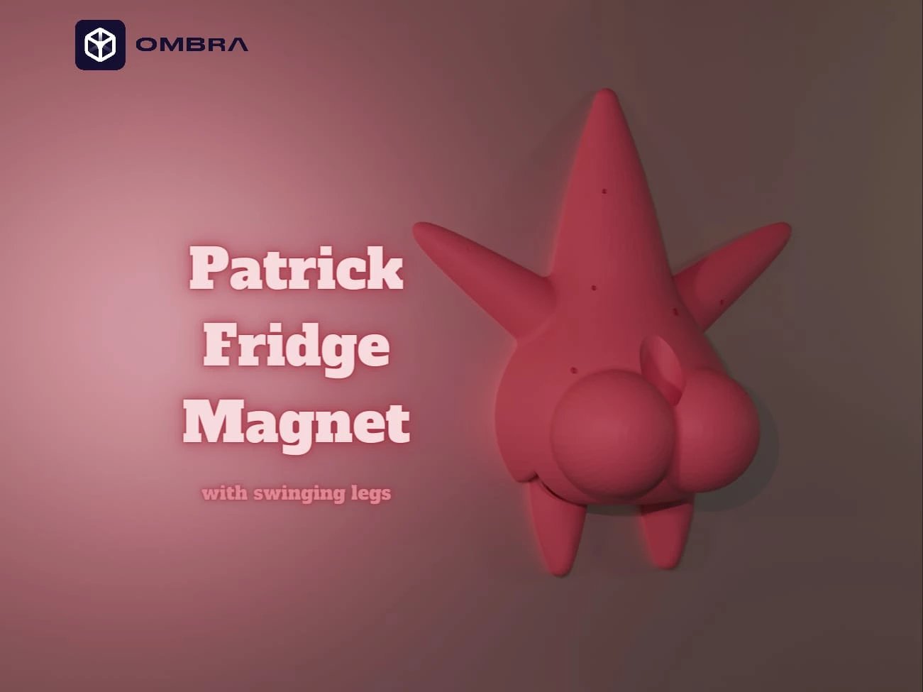 Patrick Set Fridge Magnet - Pink