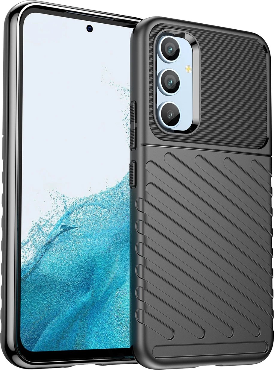 Mbështjellës Hurtel Thunder Case për Samsung Galaxy A54 5G, TPU, i zi
