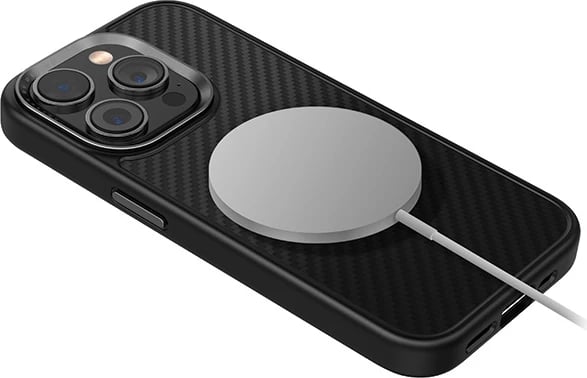 Mbështjellës UNIQ Keva Magclick për iPhone 15 Pro, i zi