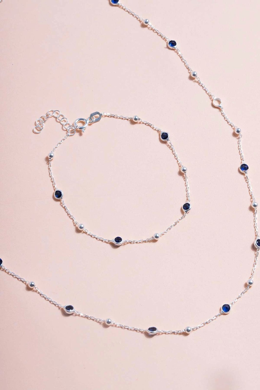 Byzylyk argjendi Jumeon, ngjyrë kaltër e errët, TFNY65233