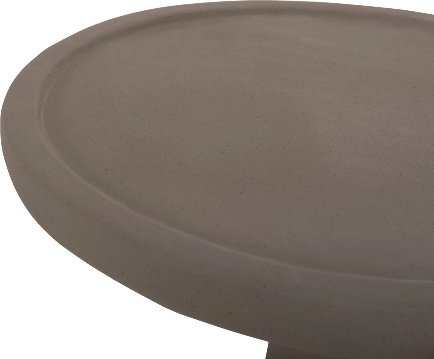 Tavolinë anësore e lartë TORG, rrethore, çimento fiber, ngjyrë gri, FH18170.03, Φ41x62H cm