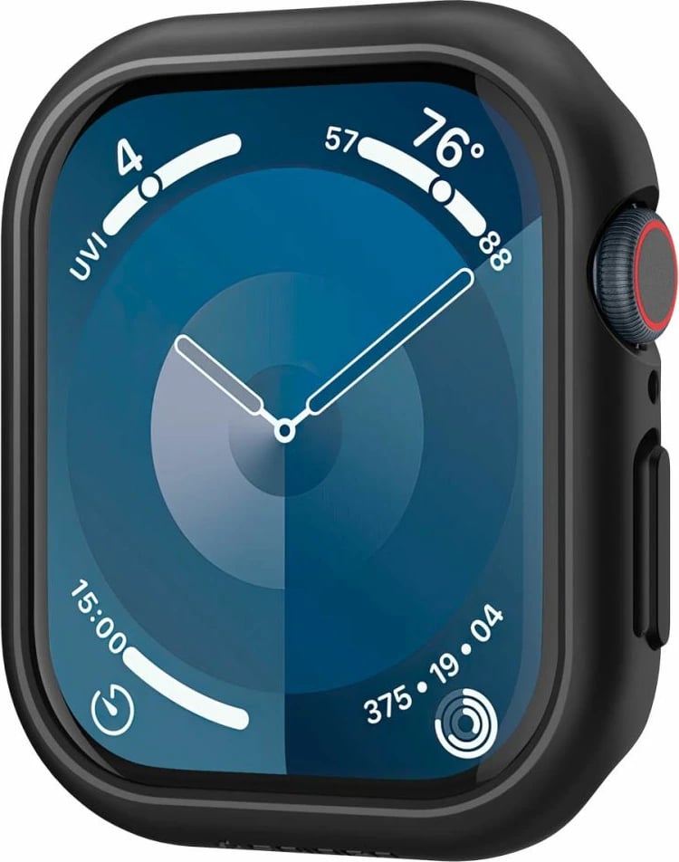 Mbështjellës Spigen Thin Fit për Apple Watch 10, 46mm, Zi