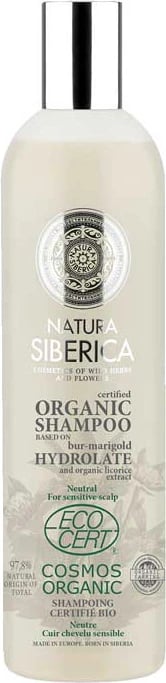 Shampon organik Natura Siberica për skalp të ndjeshëm, 400ml