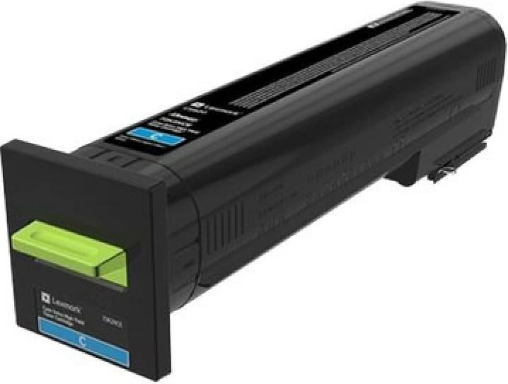 Toner Lexmark 72K2XCE rendiment 9,750–23,700 faqe cyan