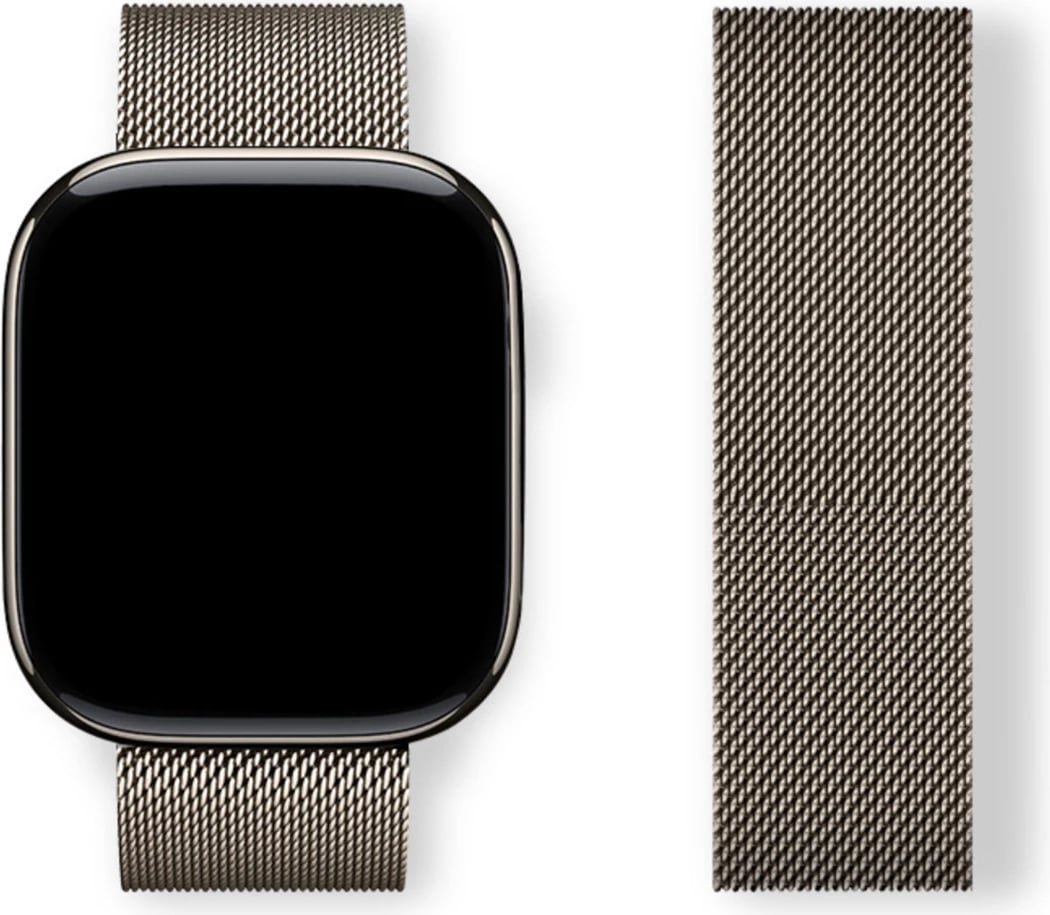 Rrip metalik Milanese Loop për Apple Watch Hurtel, 42/44/45/46/49 mm, ari i vjetër