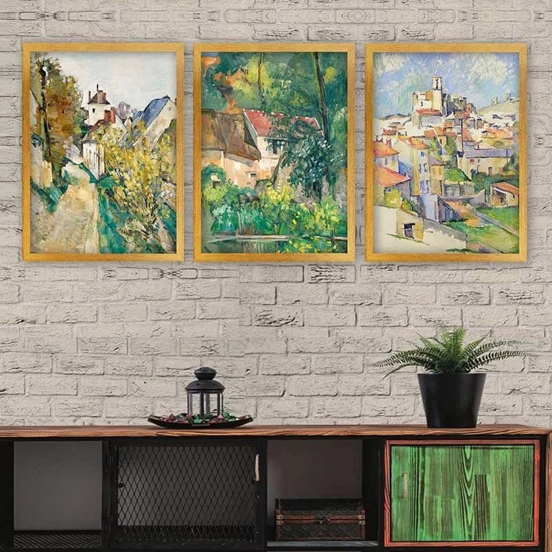 Pikturë dekorative me kornizë (3 copë), Wallity, 3AC_UN2036304_3545