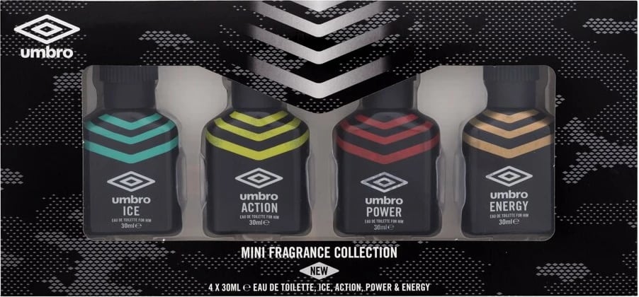 Eau de Toilette për meshkuj UMBRO set Ice Energy Power Action 120ml