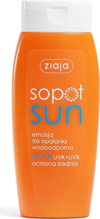 Emulsion për diell Ziaja Sopot Sun Waterproof SPF15, 150ml