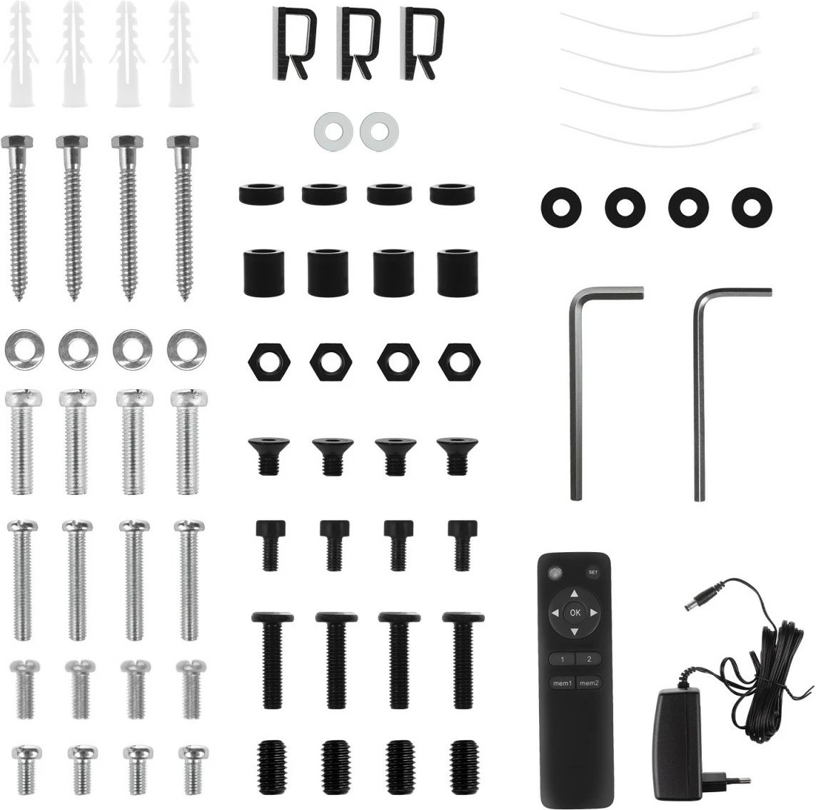 Mbajtëse tavani elektrike për TV Maclean MC-109T, e zezë