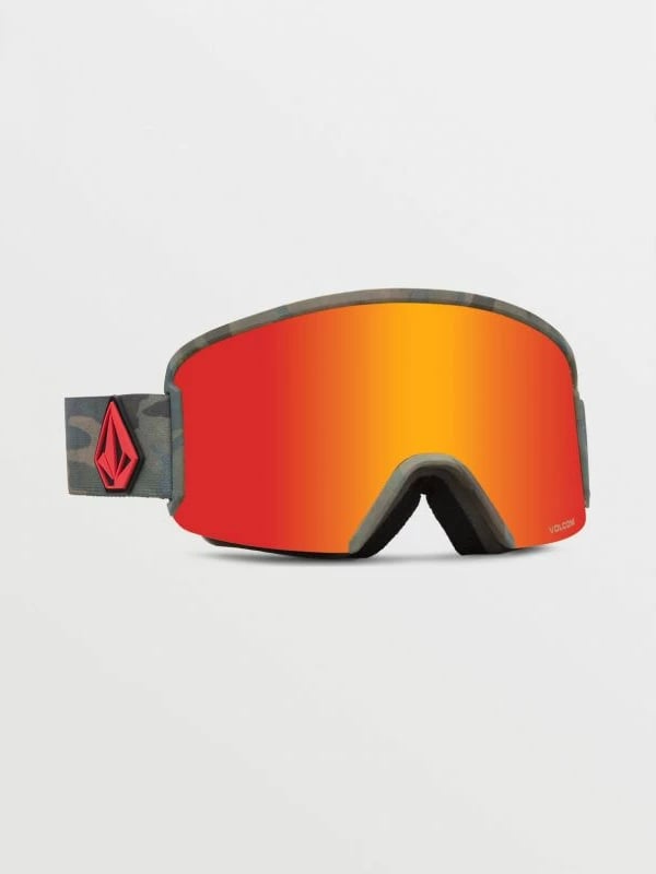Syze për ski Volcom, garden camo/red chrome