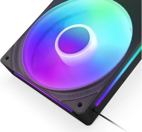 Ventilatorë kompjuteri NZXT F240 RGB Core PWM, 240mm, 2x12cm, i zi