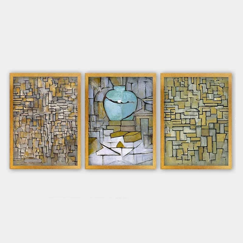 Pikturë dekorative me kornizë (3 copë), Wallity, 3AC_UN3894486_5575