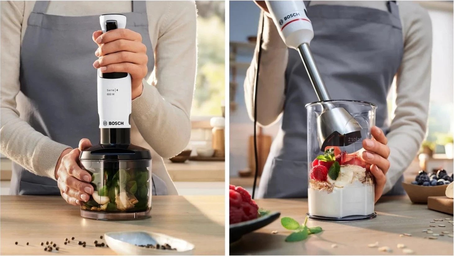 Blender dore Bosch MSM4W420, 800W, bardhë