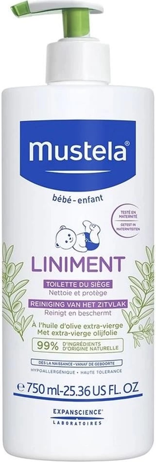 Emulsion për pastrim lëkure për fëmijë Mustela 750ml