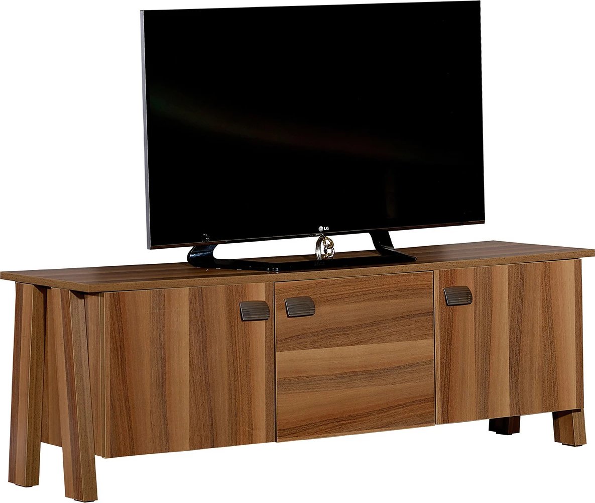 Komodë TV Hanah Home, Story 3, ngjyrë kafe