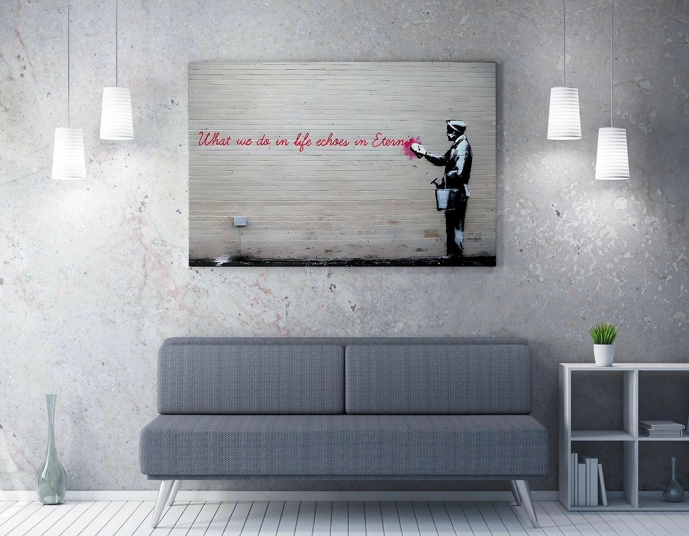 Pikturë dekorative në kanavacë, Wallity WY354, shumëngjyrëshe, 50x70cm