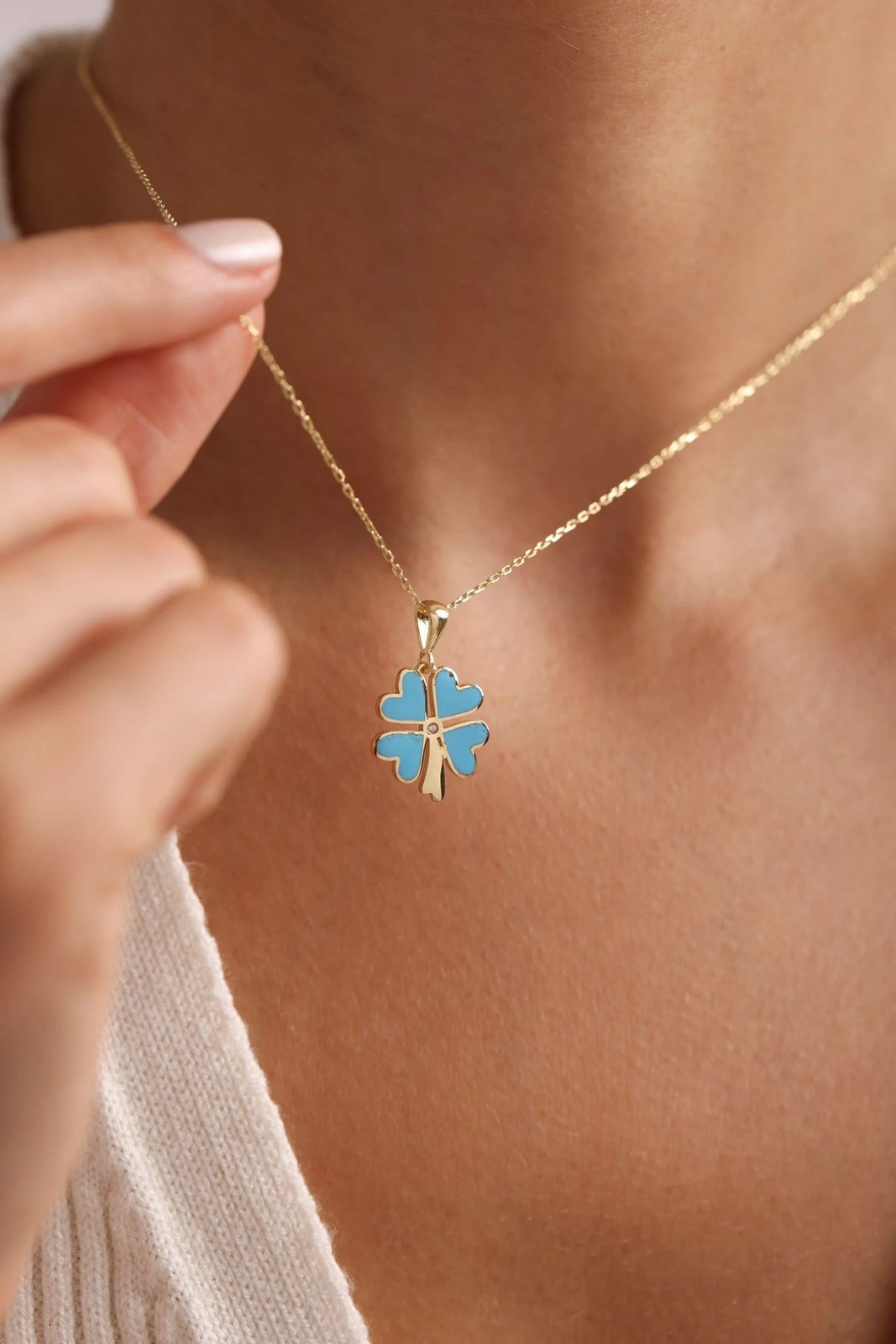 Vathë argjendi me varëse, ngjyrë ari dhe kaltër, Jumeon, NRZ999800