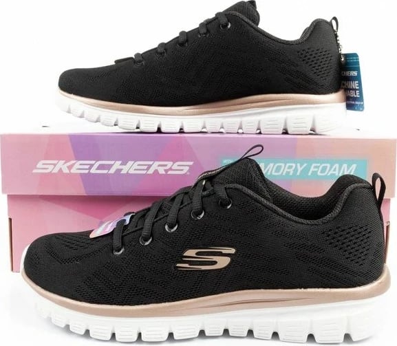Atlete për femra Skechers, të zeza