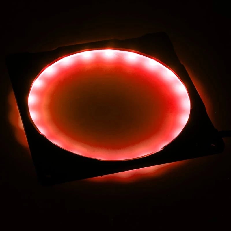 Ramkë për Maus Phanteks Halos Lux, 140mm, RGB-LED, prej aluminiumi - e zezë