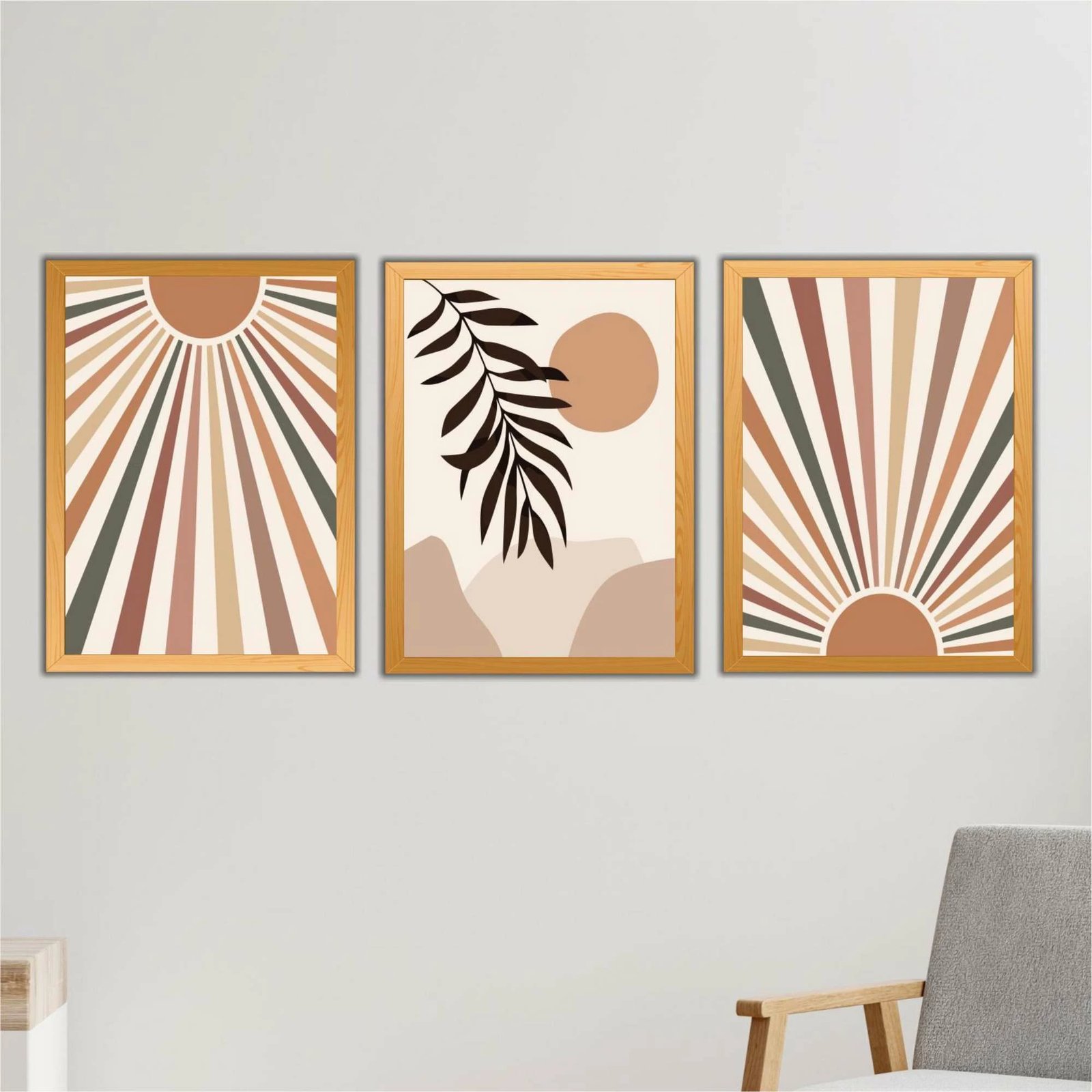 Pikturë dekorative MDF (3 copë), Wallity, Mdf - 00101