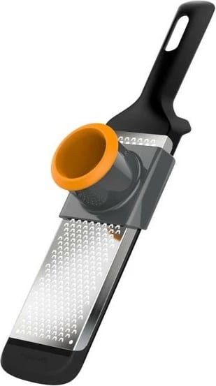 Rende kuzhine Fiskars 1014412, me mbrojtëse gishti, e zezë/portokalli Rende kuzhine Fiskars 1014412, me mbrojtëse gishti, e zezë/portokalli