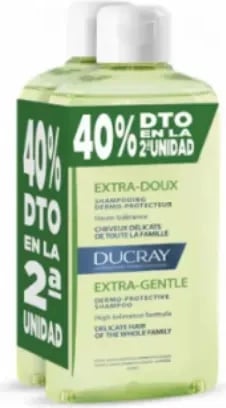 Shampon balancues DUCRAY Extra-Gentle unisex 2x400ml