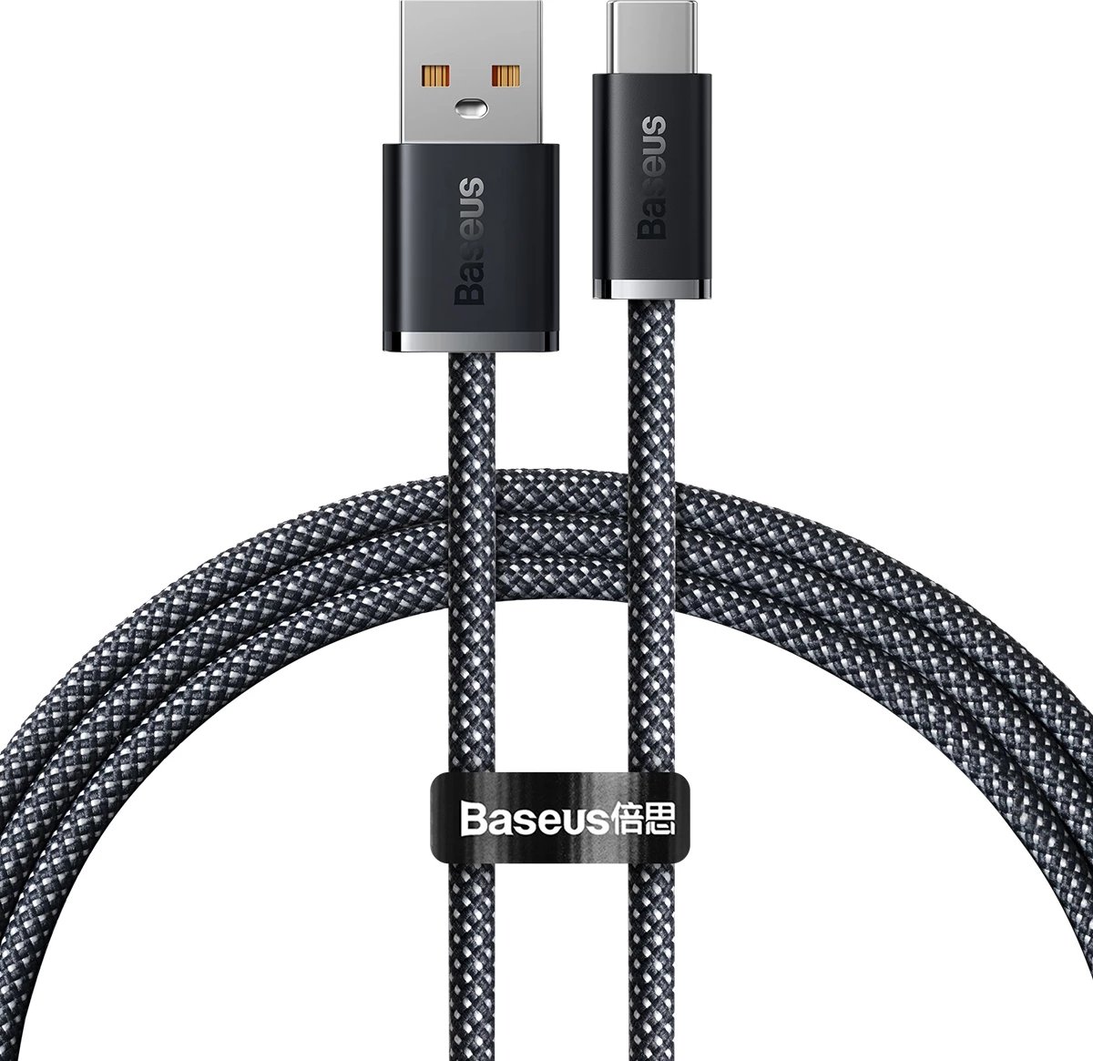 Kabllo USB Baseus Dynamic Series, 1m, USB-A në USB-C, 100W, Gri