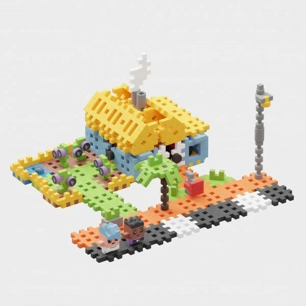 Set lodrash ndërtimi Marioinex Mini Waffle City House, 148 pjesë, shumëngjyrëshe