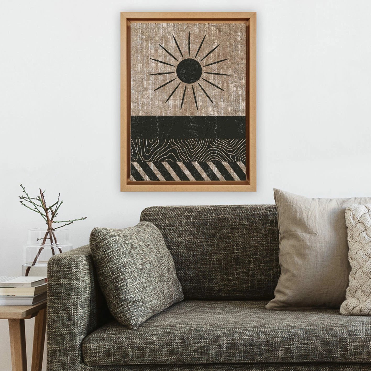 Pikturë dekorative në kanavacë, shumëngjyrëshe, Wallity, LNJ218122299783 - 6696