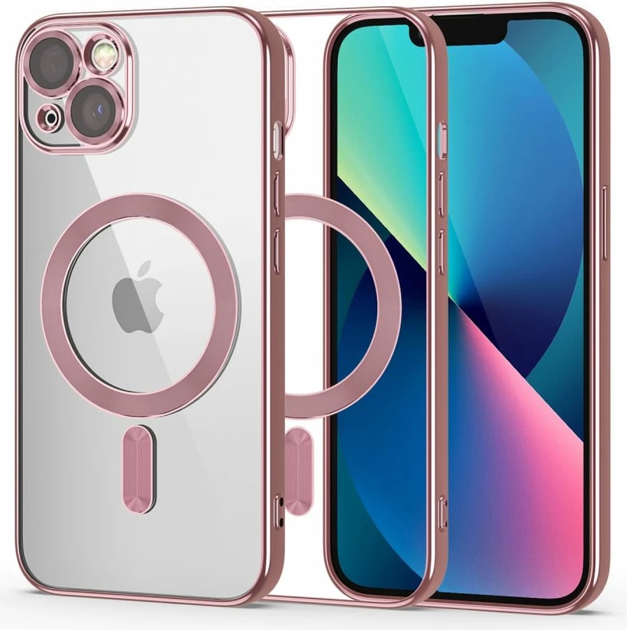 Mbështjellës Tech-Protect MagShine Line për iPhone 13, MagSafe, Rozë