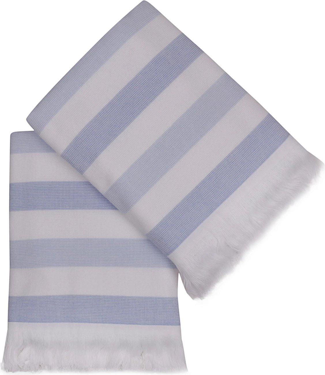 Set peshqirësh për duar (2 copë), Mijolnir, me vija, ngjyrë kaltër