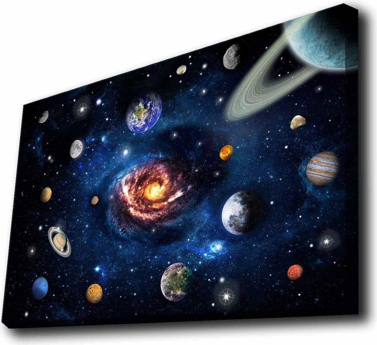 Pikturë dekorative me drita LED, shumëngjyrëshe, 45x70cm, 4570KTLGDACT-019