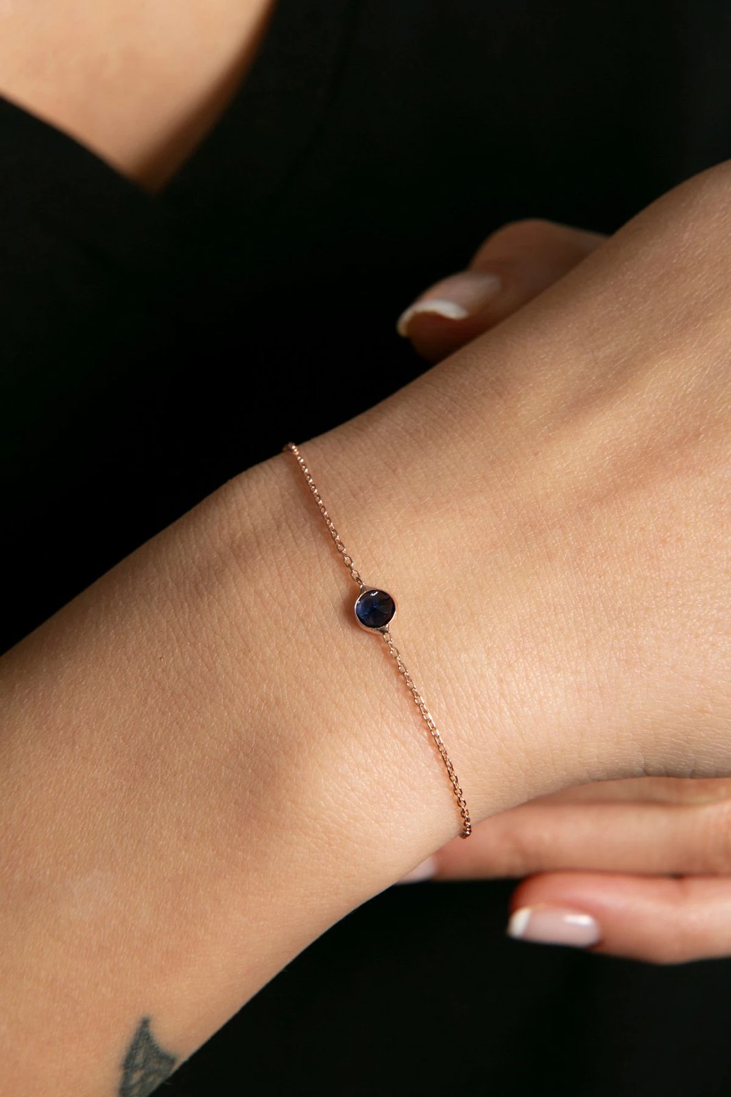 Byzylyk argjendi Elika Silver, ngjyrë ari rozë, TFNY65167