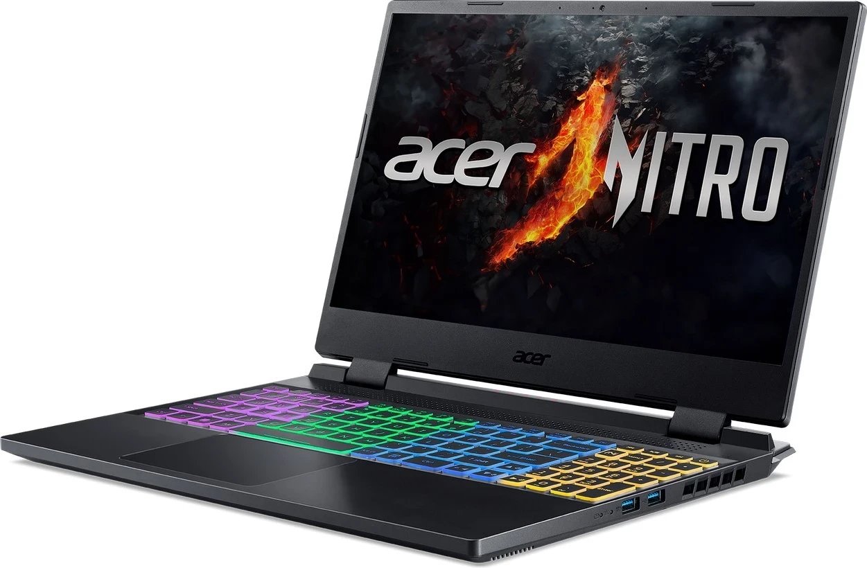 Laptop Acer Nitro 5 - i5, 15,6", Intel Core i5, 16GB RAM, 512GB SSD, NVIDIA GeForce RTX 4060, i zi