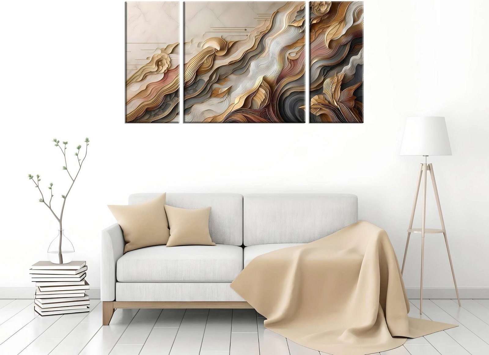 Pikturë dekorative në kanavacë (3 copë), Wallity, MXC04