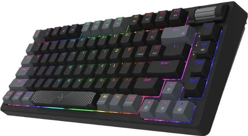 Tastierë Aqirys ADARA MINI LE, RGB, 81 taste, black-grey