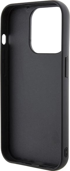 Mbështjellës Karl Lagerfeld 3D Rubber Multi Logo për iPhone 15 Pro, i zi