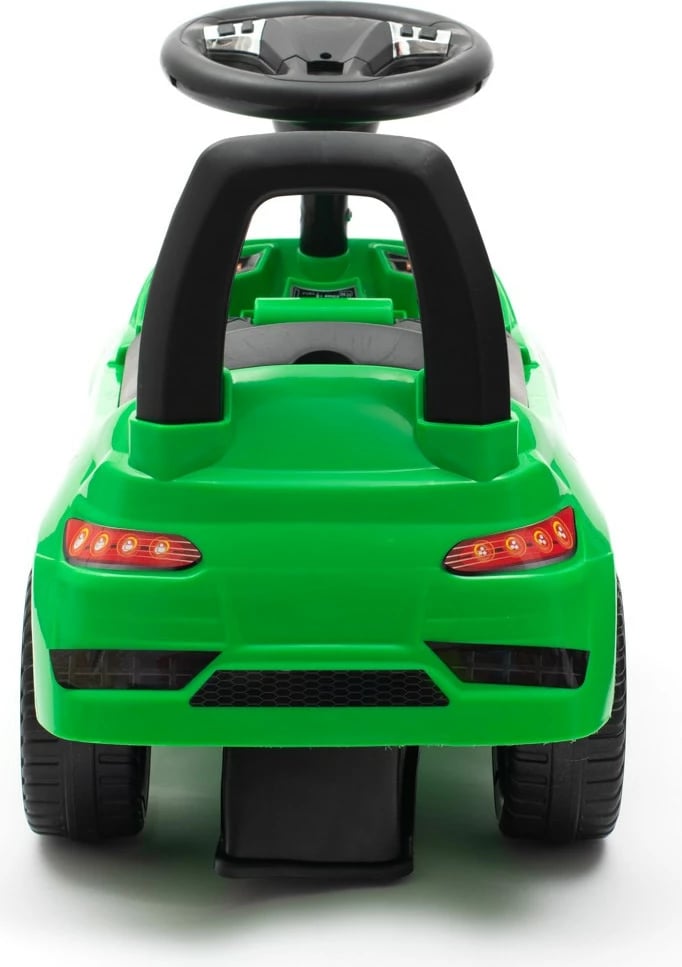 Auto lodër ride-on, Baby Mix, Racer, me panel zëri, 12m+, ngarkesa 25 kg, jeshile