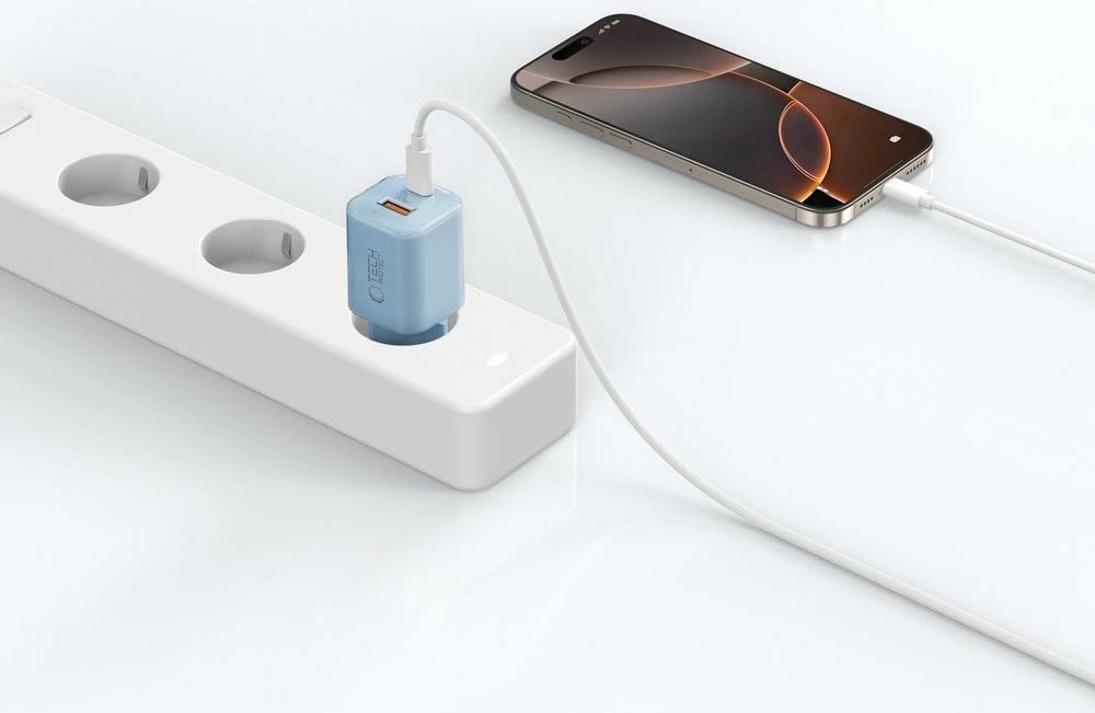 Karikues muri Tech-Protect NCM33W, 2 porta, 33W, Blu